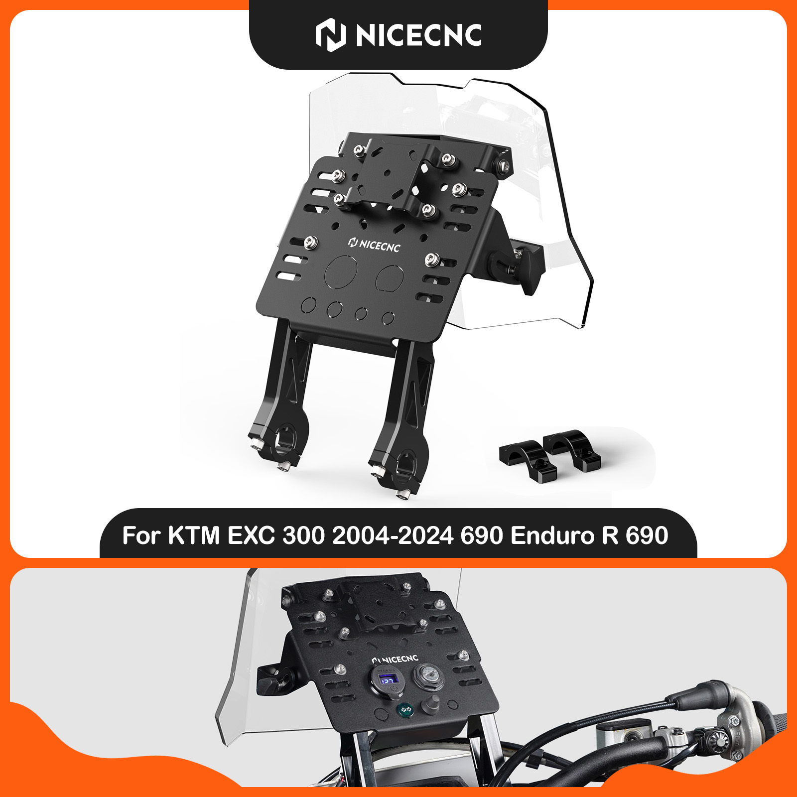 Husqvarna Chainsaw 450 - NICECNC GPS-Halterung Mini-Verkleidungskit für KTM EXC