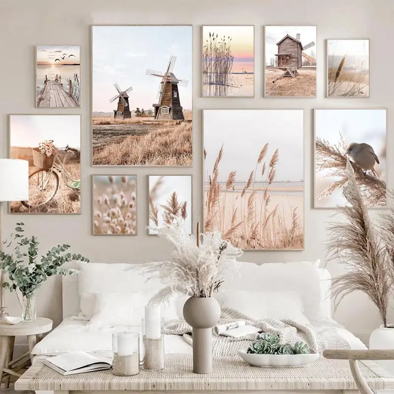 Beige Landschaft Wand Kunst Po – Orchard Sprayer Tractor Bewertung und Preis